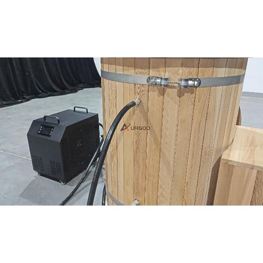 Cold Plunge Barrel 1HP Chiller 500L Heating and Cooling