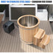 Cold Plunge Barrel 1HP Chiller 500L Heating and Cooling