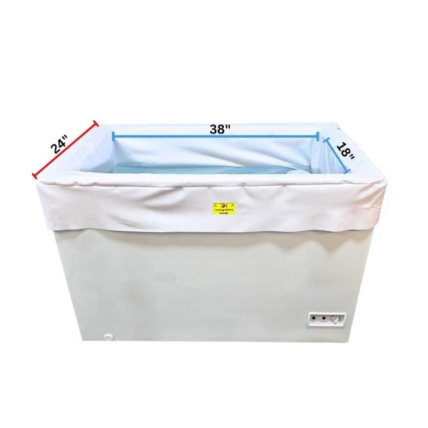 Cold Plunge Liner Box for 10 cu. ft. Chest Freezer – Heavy Duty Plug a ...
