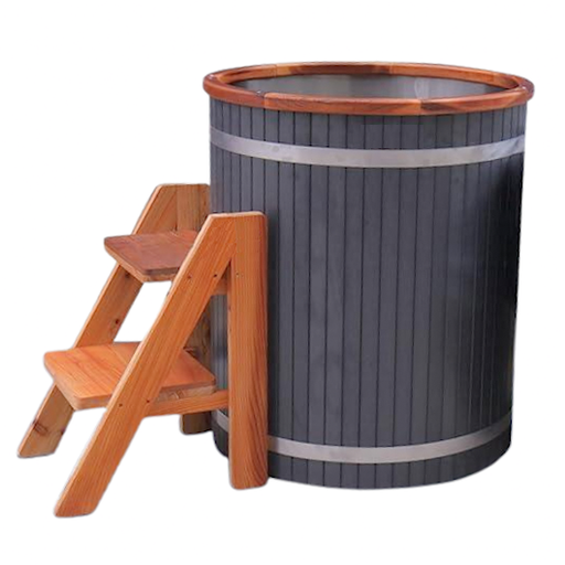 Portable Wooden Ice Bath Cold Plunge Tub
